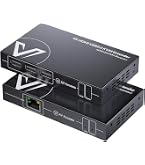 【中古】 MiraBox KVM HDMI USBエクステンダー USB2.0パススルー POC機能 262フィート (80m) Cat5 Cat5e Cat6 Cat6e シングルLANケーブル ロスレス 遅 Amazon | MiraBox KVM HDMI USBエクステンダー、USB2.0パススルー、POC
